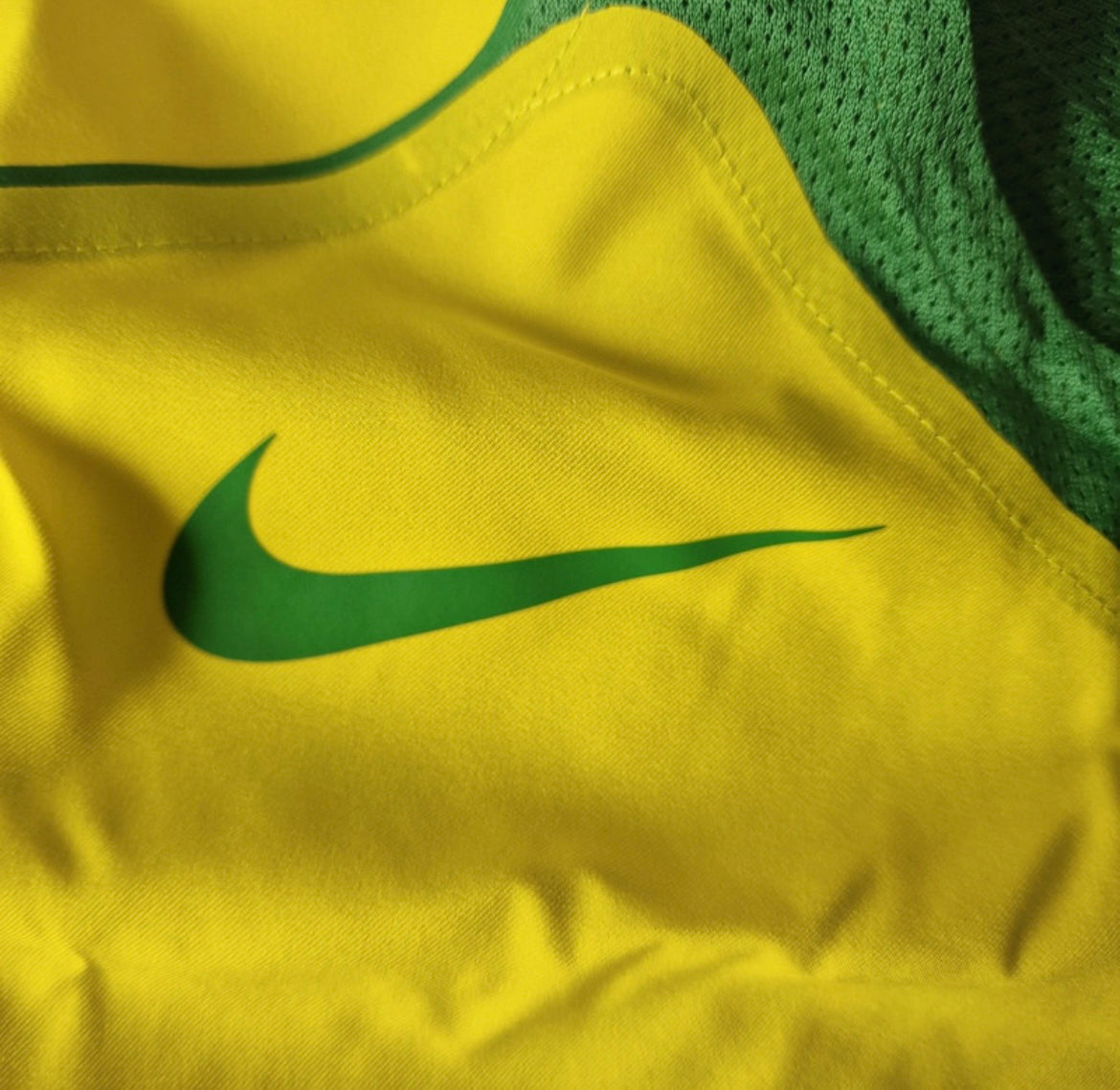 Brazil Ronaldinho Retro - Home Jersey LostFiction Clo