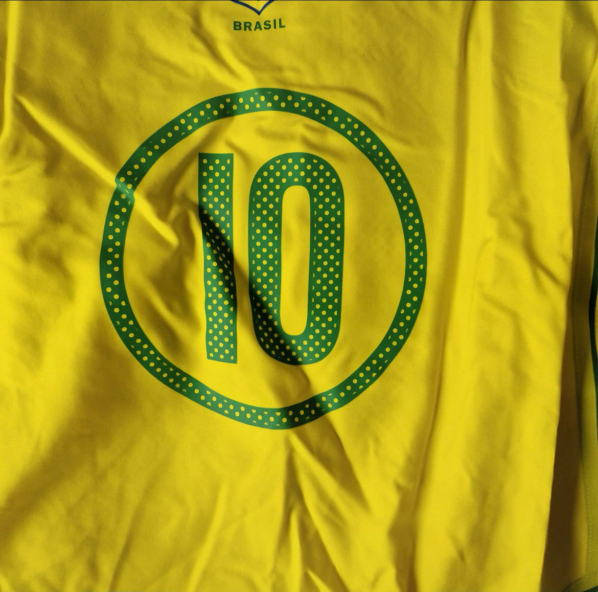 Brazil Ronaldinho Retro - Home Jersey LostFiction Clo