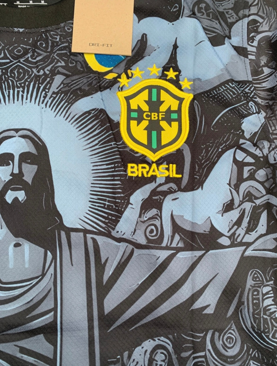 Brazil Jesus Retro - Neymar Jersey LostFiction Clo