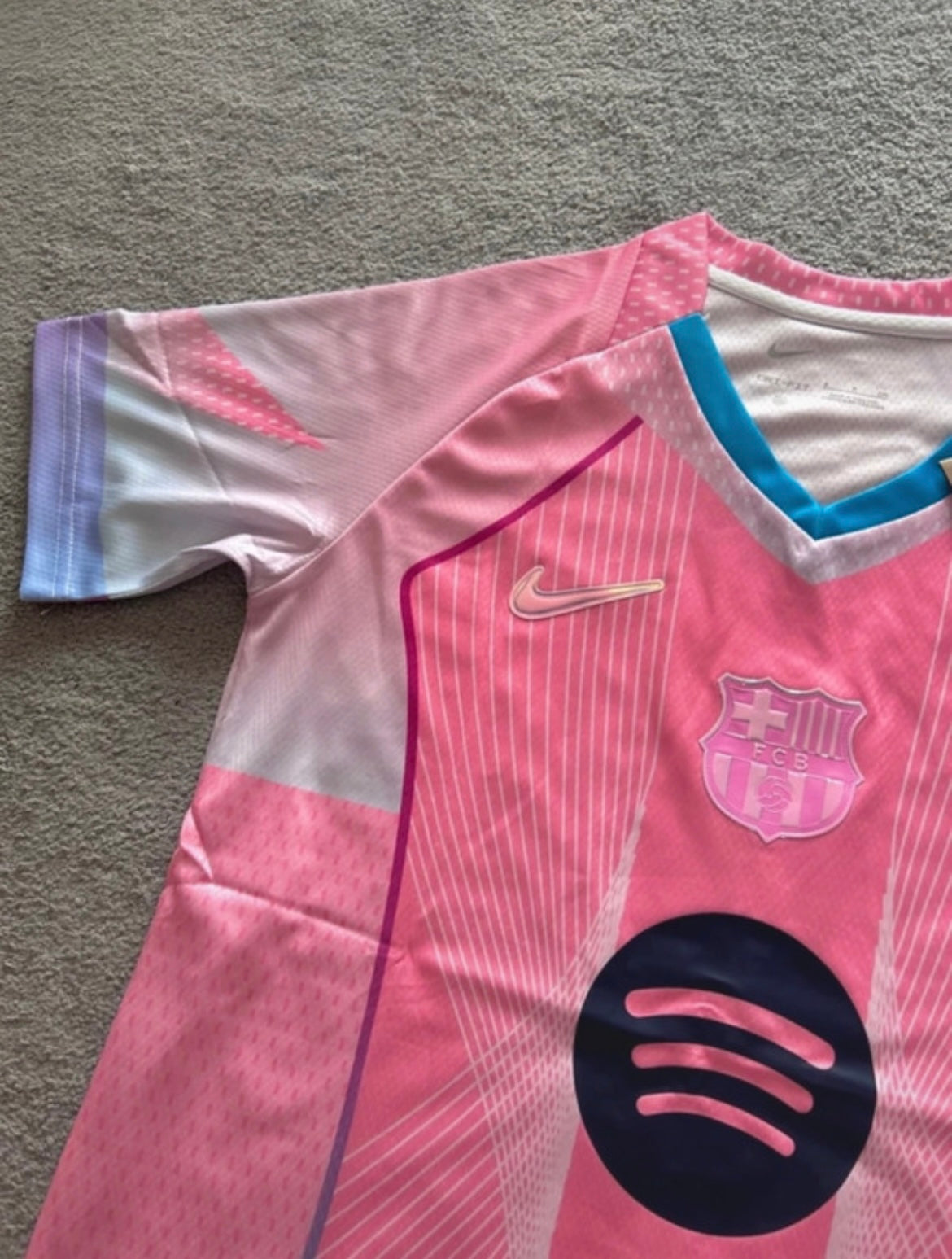 Pink Barca Away Jersey LostFiction Clo