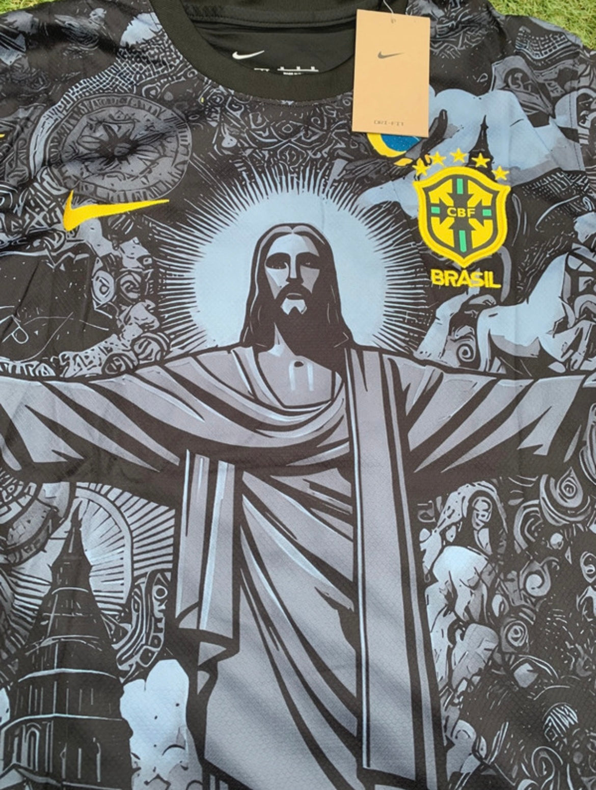 Brazil Jesus Retro - Neymar Jersey LostFiction Clo