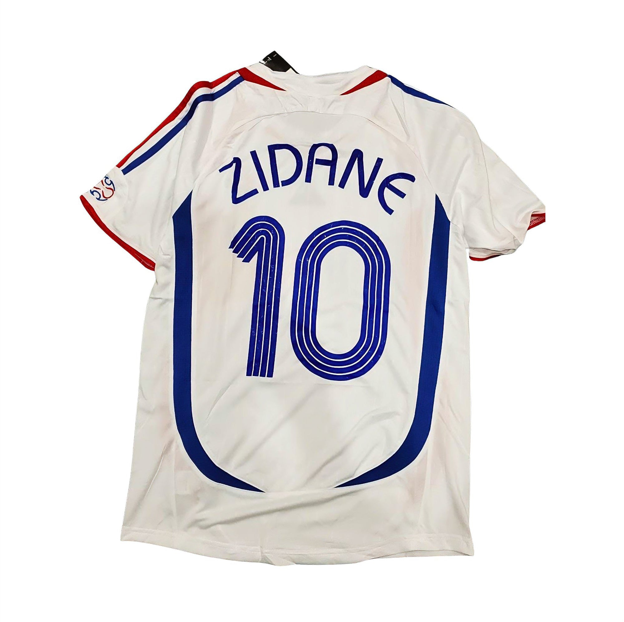 France Zidane White Retro - Away Jersey LostFiction Clo